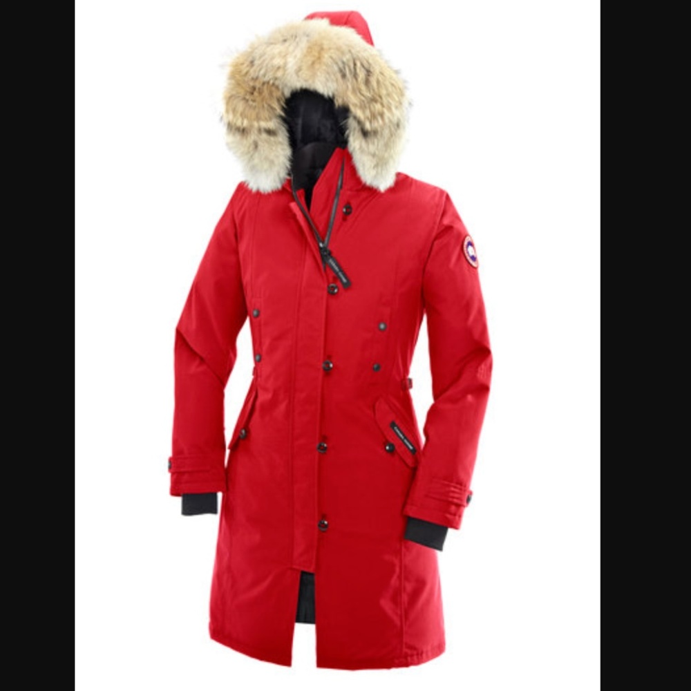 NWT Canada Goose Red Kensington Parka